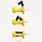 Dreamfarm Lockorns Lock Corn Holder in Yellow and Black (Set of 4 Pairs), , large