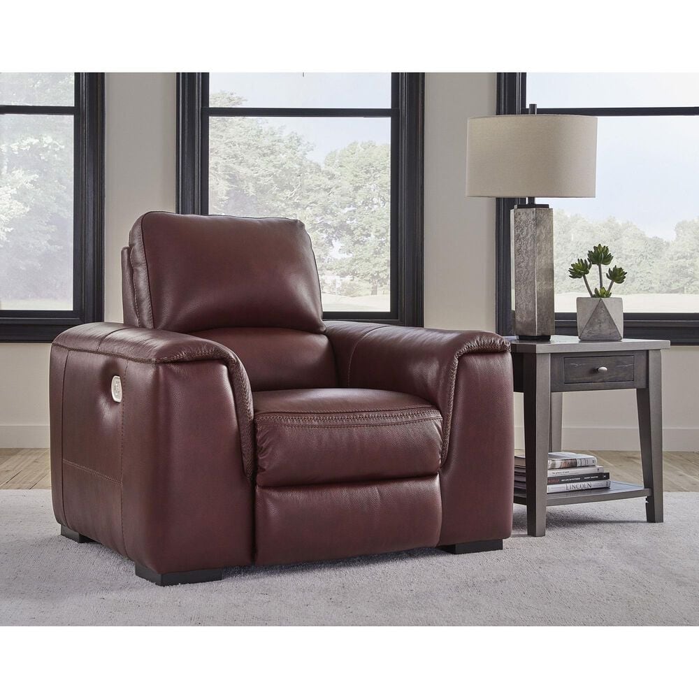 Ashley Alessandro Wall Power Recliner in Garnet, , large