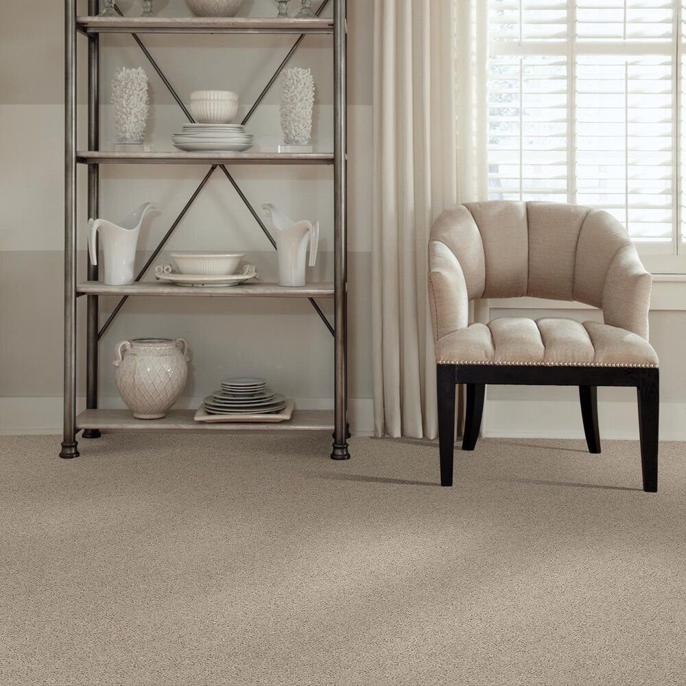 Shaw Break Away Solid Carpet in Ecru, , large