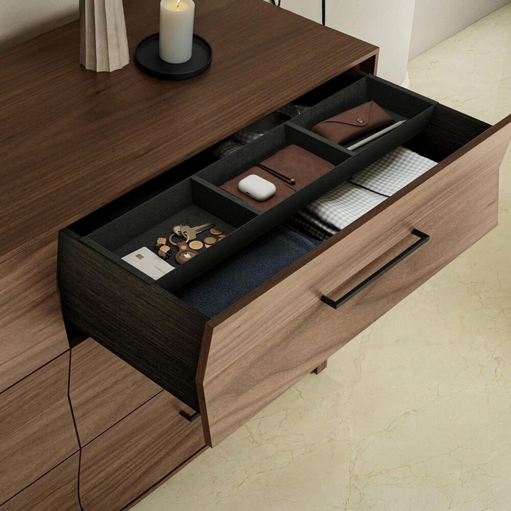 BDI Kava 6-Drawer Dresser Only in Natural Walnut, , large
