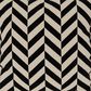 India House Flock Herringbone 20" Square Throw Pillow in Black, , large