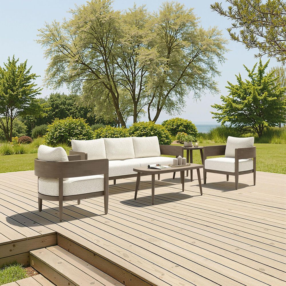 Zuo Modern Foret Patio Coffee Table in Brown, , large