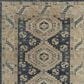 Feizy Fillmore 4" x 6" Blue and Ivory Area Rug, , large
