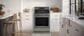 Frigidaire Gallery 30" Rear Control Gas Range with Total Convection in Black Stainless Steel, , large