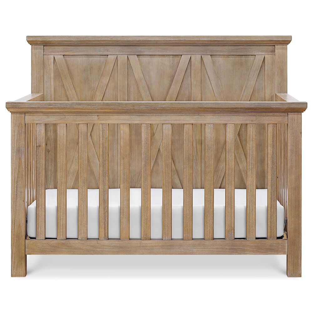 DaVinci Emory Farmhouse 4-in-1 Convertible Crib in Driftwood, , large