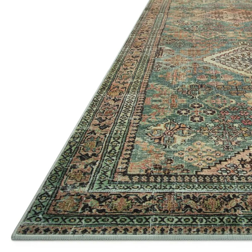 Magnolia Home Sinclair 2&#39;3&quot; x 7&#39;6&quot; Turquoise and Multicolor Runner, , large