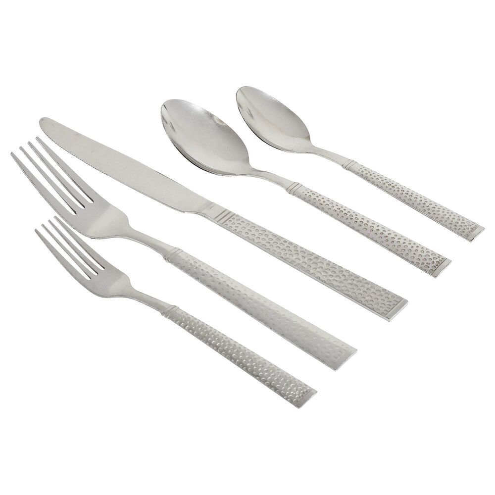 Spice by Tia Mowry Prato 24-Piece Flatware Set in Stainless Steel, , large