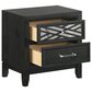 New Heritage Design Obsidian 4-Piece King Bedroom Set in Black, , large