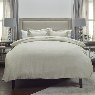 Rizzy Home Covington Stone 90" x 92" Duvet in Brown, , large