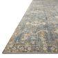 Chris Loves Julia x Loloi Rosemarie 6"3" x 9" Sand and Lagoon Area Rug, , large