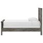 Ashley Frandern Twin Panel Bed in Black and Warm Gray, , large