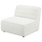 Coaster Sunny Armless Chair in Ivory, , large