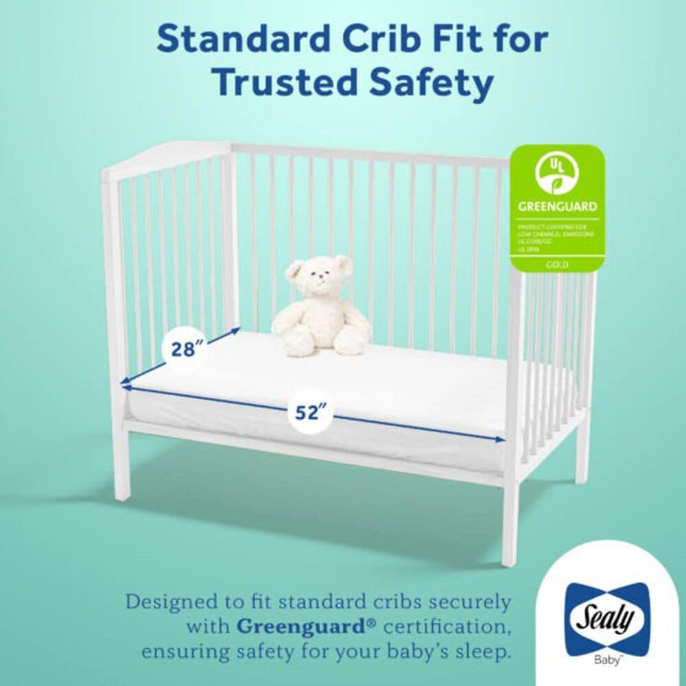 Kolcraft OptiCool 2-Stage Crib Mattress, , large