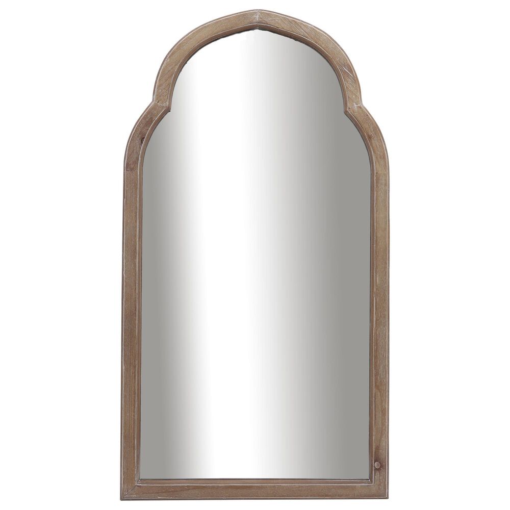 Sagebrook Home 20" x 36" Wall Mirror in Brown, , large