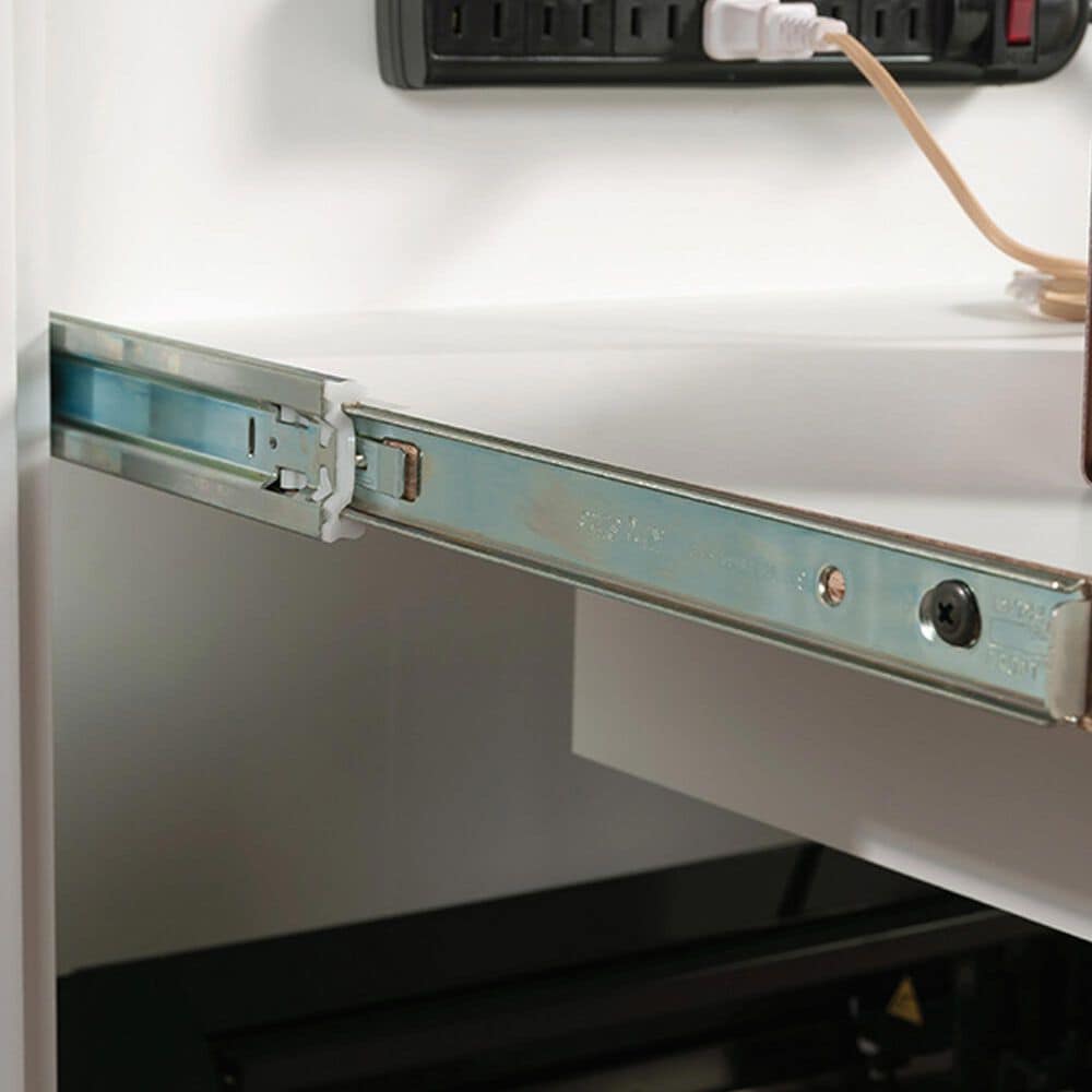 Sauder Select Craft and Sewing Storage Armoire in Soft White, , large