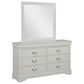 Crown Mark Louis Philip 4-Piece Queen Panel Bedroom Set in Greige, , large