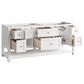 James Martin Vanities Breckenridge 72" Double Bathroom Vanity in Bright White with 3 cm Lime Delight Quartz Top and Rectangular Sinks, , large