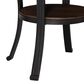 Linon Home Decor Franklin Counter Height Table in Umber Brown and Black - Table Only, , large