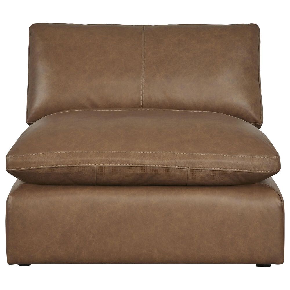 Ashley Emilia 5-Piece Stationary Reversible Sectional in Caramel, , large