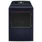 GE Profile 5.3 Cu. Ft. Top Load Agitator Washer and 7.3 Cu. Ft. Electric Dryer Laundry Pair in Sapphire Blue, , large