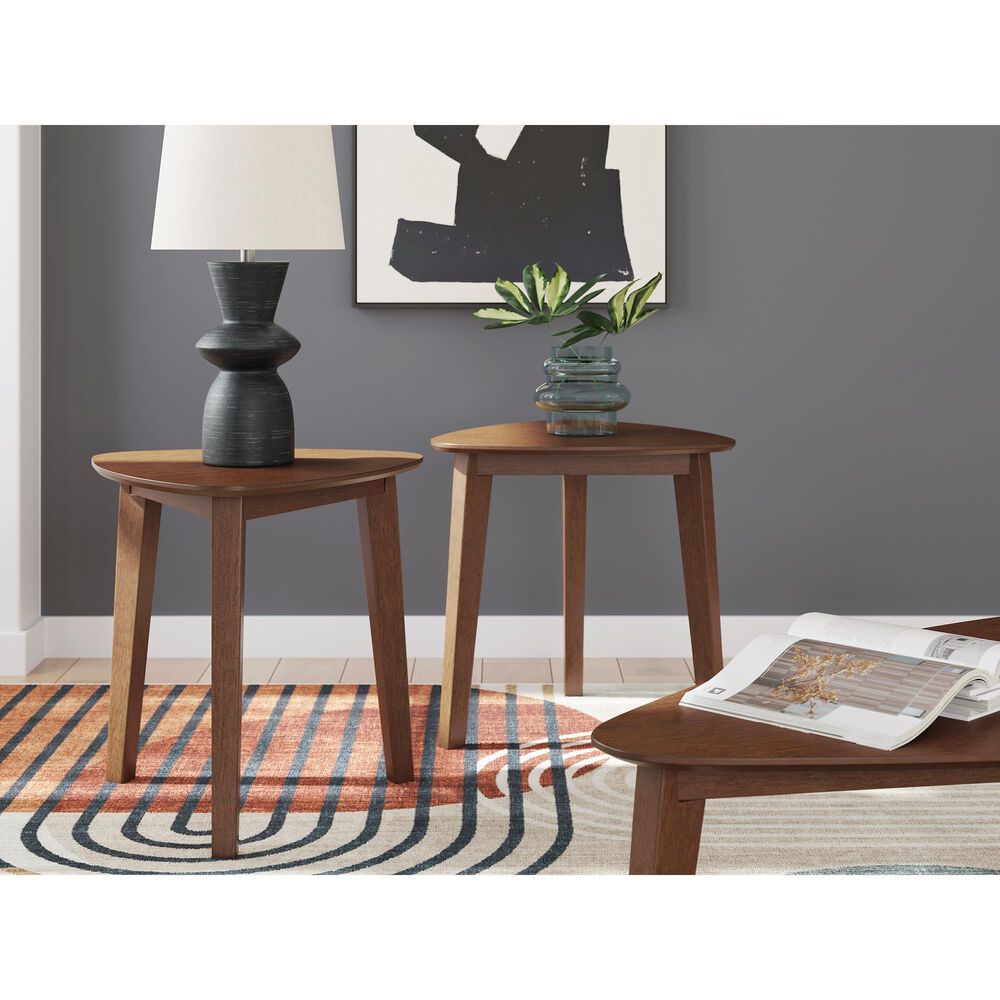 Ashley Lyncott Occasional Table Set in Brown &#40;Set of 3&#41;, , large