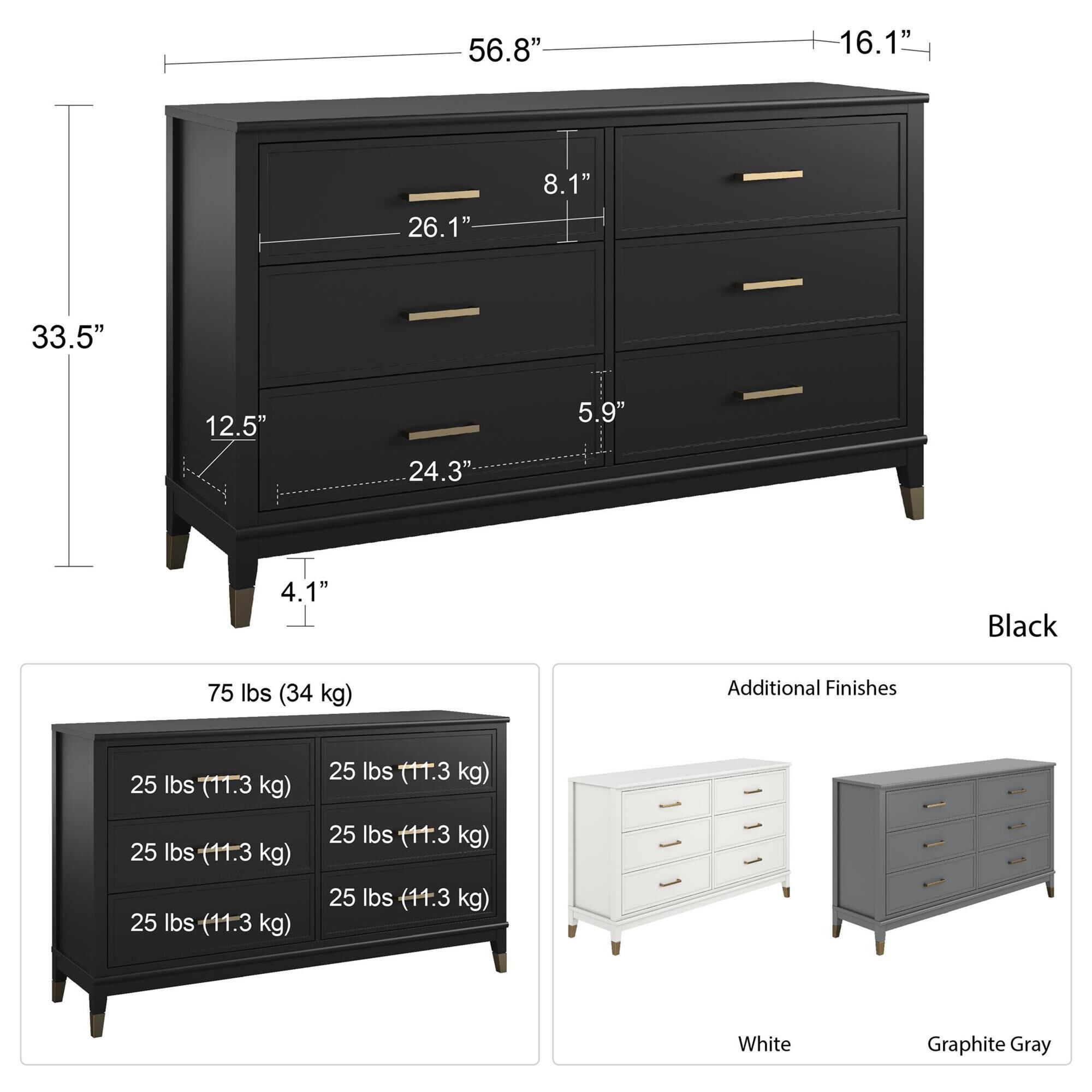 Westerleigh shop dresser white