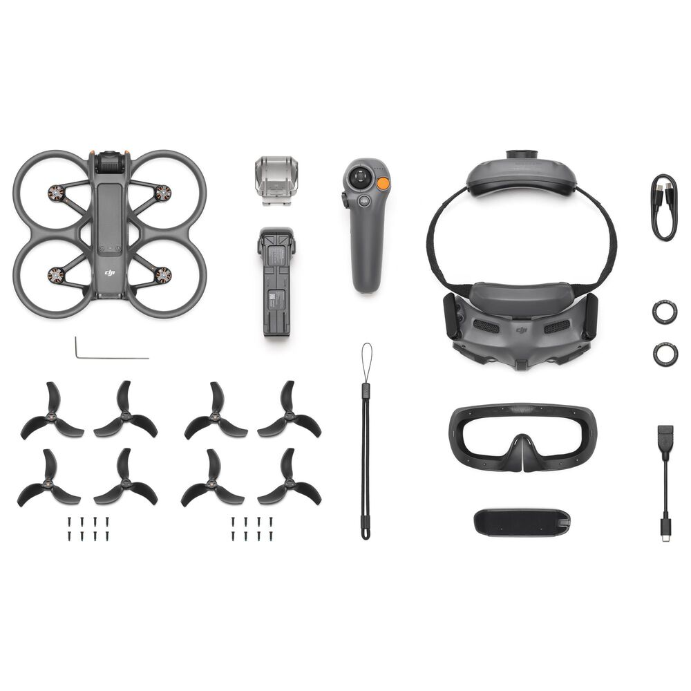 DJI Avata 2 Drone Fly Smart Combo with 1-Battery in Gray, , large