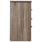 Signature Design by Ashley Zelen 2 Drawer Nightstand in Warm Gray, , large