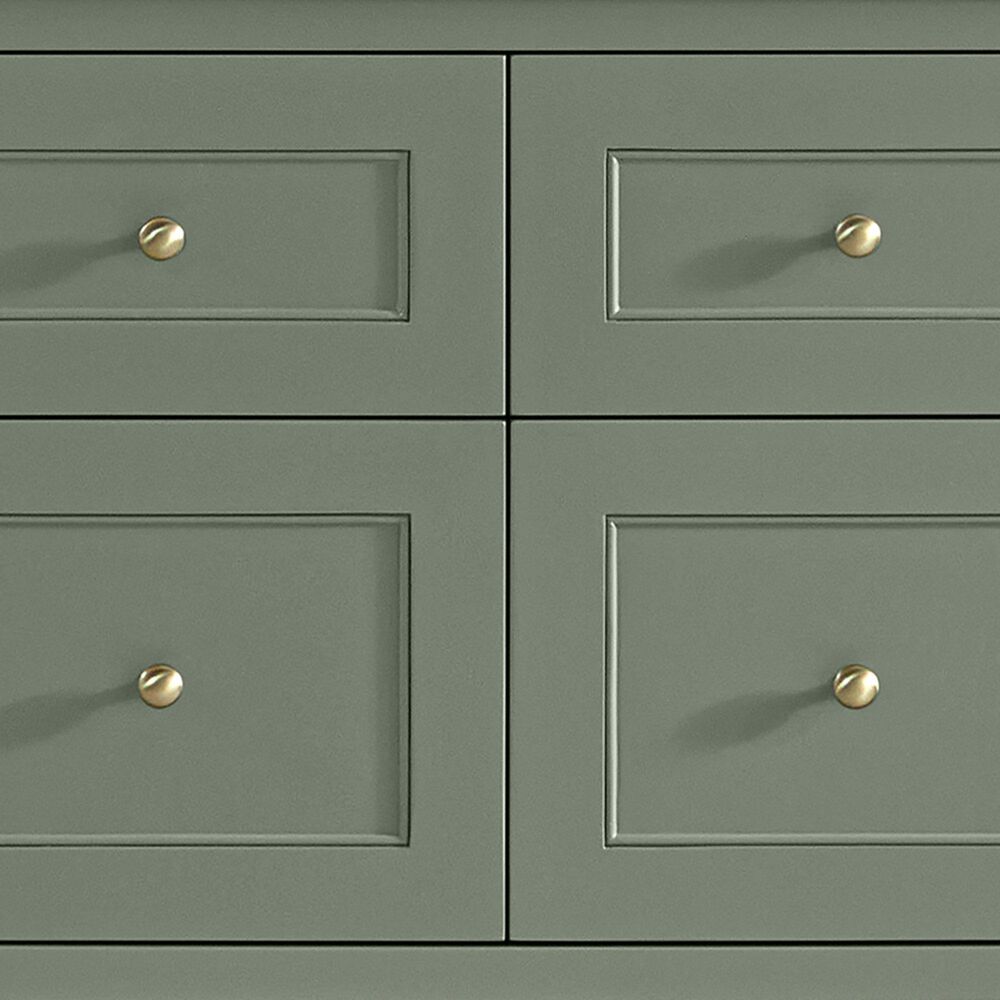 James Martin Vanities Breckenridge 60&quot; Double Bathroom Vanity in Smokey Celadon with 3 cm Ethereal Noctis Quartz Top and Rectangular Sinks, , large