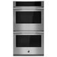 JennAir Rise 30" Smart Double Wall Oven with MultiMode and Six Racks in Stainless Steel, , large