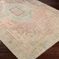 Surya Unique 5" x 7"6" Dusty Pink, Wheat, Charcoal, Peach, Beige, Medium Green and Sage Area Rug, , large