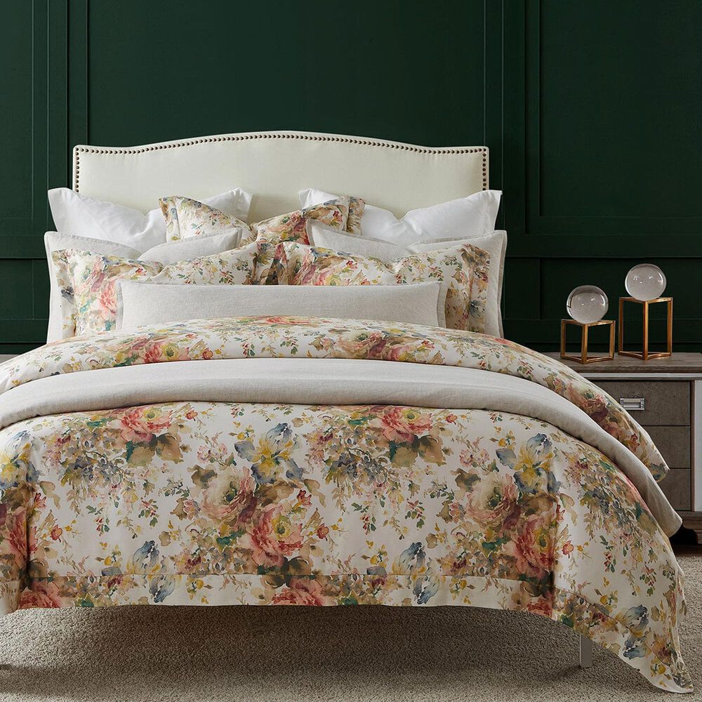 HiEnd Accents Jardin Lyocell 3-Piece Super Queen Duvet Set in Salmon, , large
