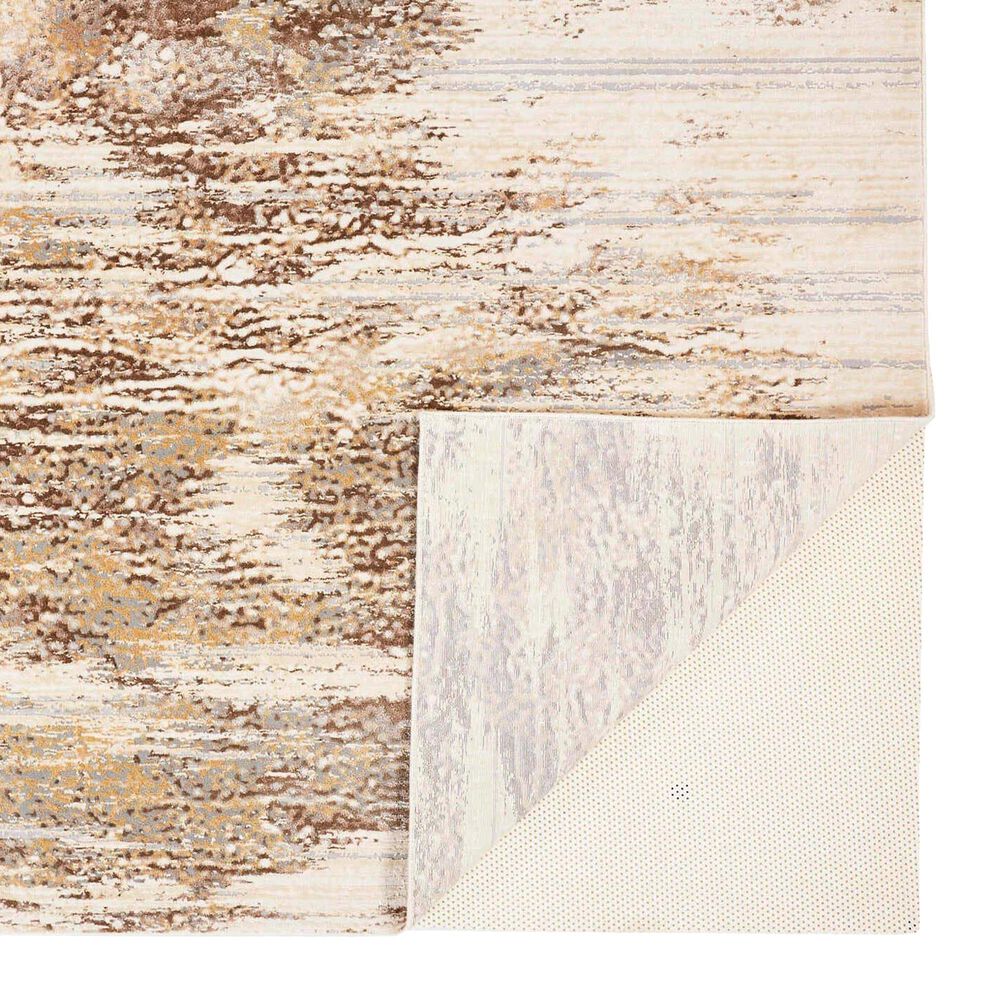 Feizy Parker 3705F 7&#39;9&quot; x 10&#39; Ivory and Gray Area Rug, , large