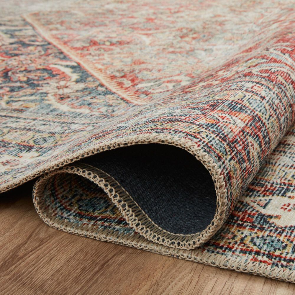 Amber Lewis x Loloi Georgie 10&#39; x 14&#39; Red and Navy Area Rug, , large