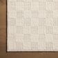 Loloi Knox Ivory and Silver 2" x 3" Area Rug, , large