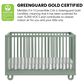 Oxford Baby Meridian 2-Piece Nursery Set with 3-in-1 Convertible Crib and Dresser in Olive Green, , large