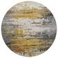 Dalyn Rug Company Lumara Graphite 8" Round Indoor/Outdoor Area Rug, , large