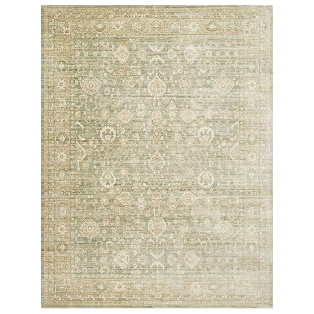 ED Ellen DeGeneres Crafted by Loloi Trousdale TX-09 7"10" Round Sage Area Rug, , large