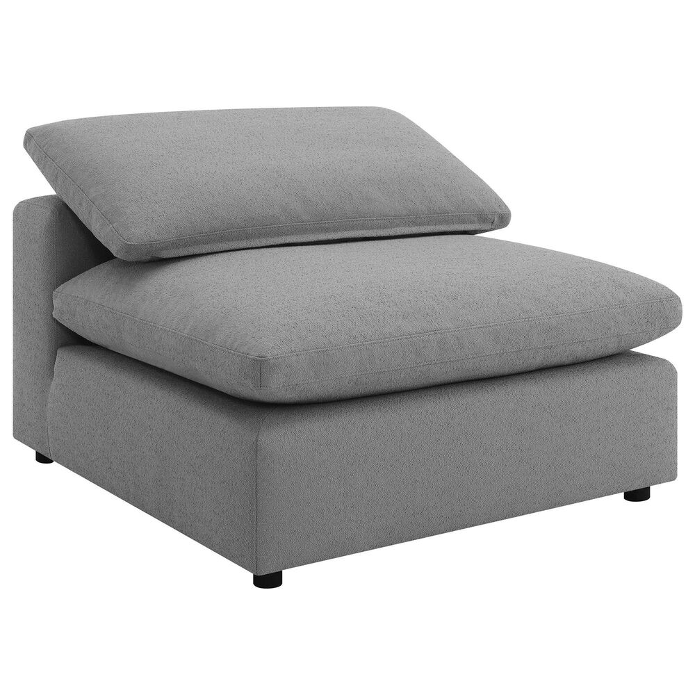 Coaster Raleigh Armless Chair in Grey, , large