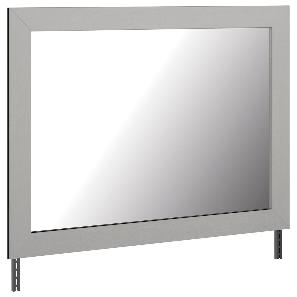 Ashley Cottonburg Bedroom Mirror in Light Gray, , large