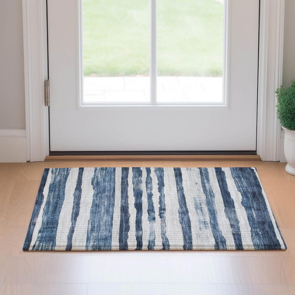 Dalyn Rug Company Neo NO16 1&#39;8&quot; x 2&#39;6&quot; Denim Area Rug, , large