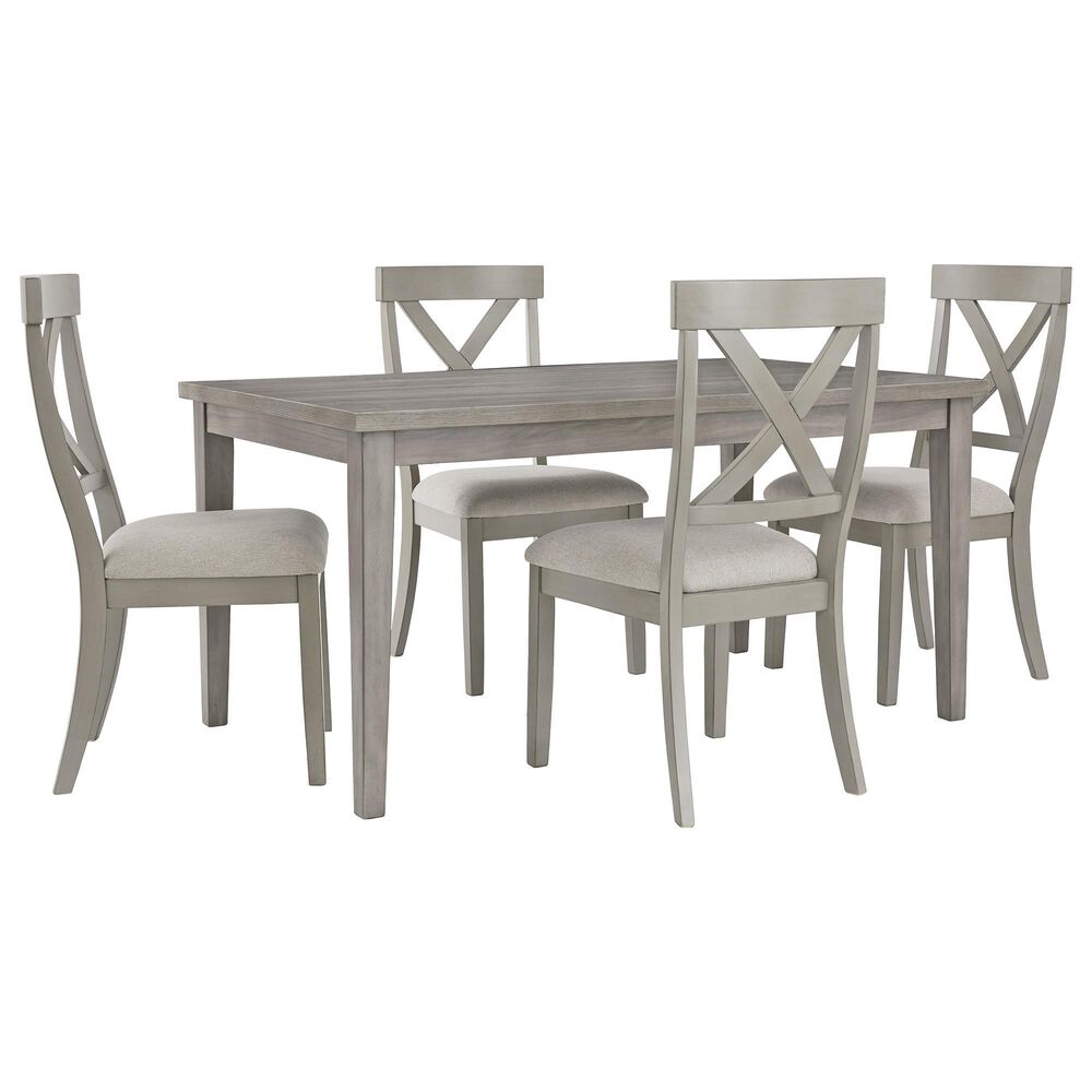 Signature Design by Ashley Parellen 5-Piece Dining Set in Gray, , large