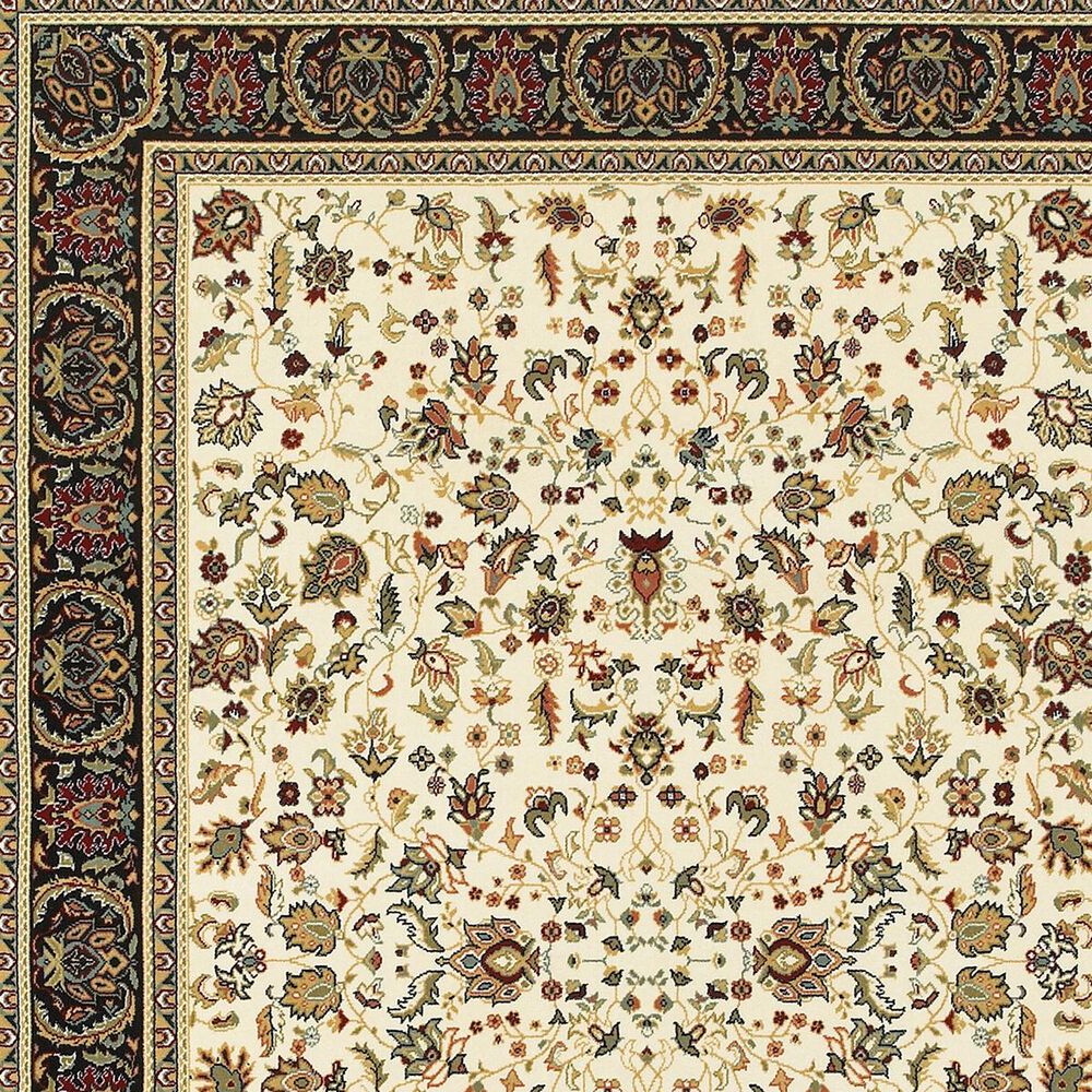 Oriental Weavers Kashan 108X1 9&#39;10&quot; x 12&#39;10&quot; Ivory Area Rug, , large