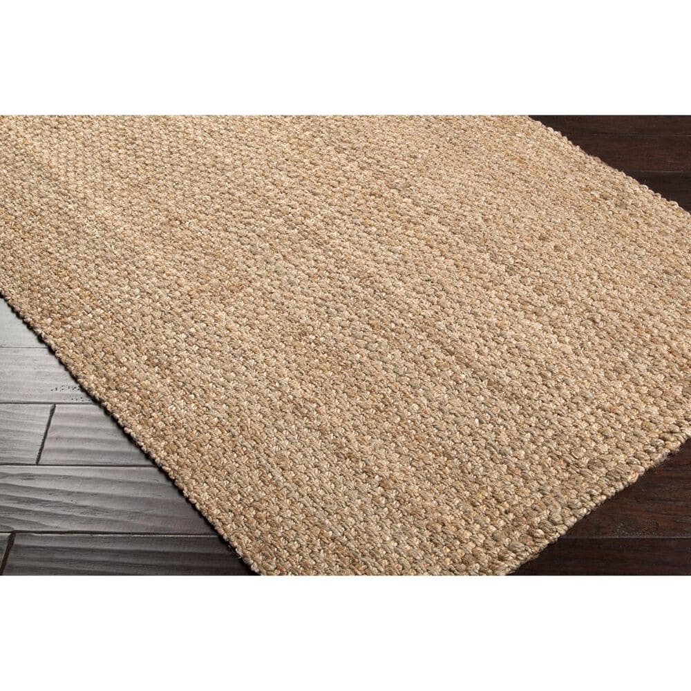 Surya Jute Woven JS-2 5&#39; x 8&#39; Wheat Area Rug, , large