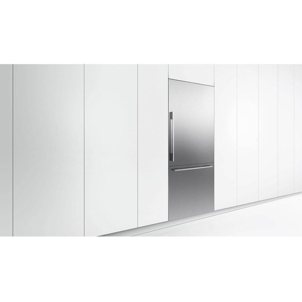 Fisher &amp; Paykel 16.8 Cu. Ft. Integrated 36" Bottom Freezer Refrigerator in Stainless Steel, , large