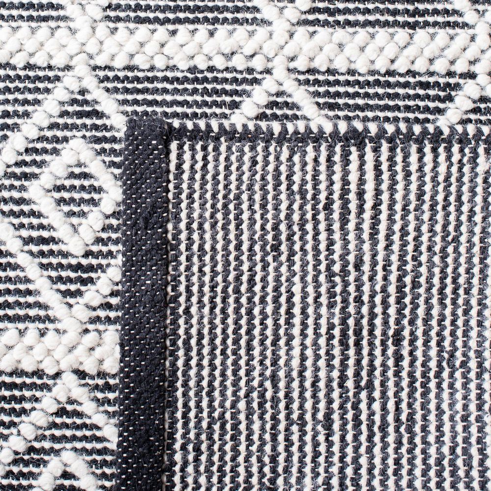 Safavieh Natura NAT477A 2&#39;3&quot; x 8&#39; Ivory and Black Runner, , large