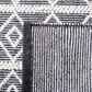 Safavieh Natura NAT477A 2"3" x 8" Ivory and Black Runner, , large