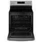 G.E. 4-Piece Kitchen Package with 25.1 Cu. Ft. Side-by-Side Refrigerator and 30" Freestanding Electric Range in Stainless Steel, , large
