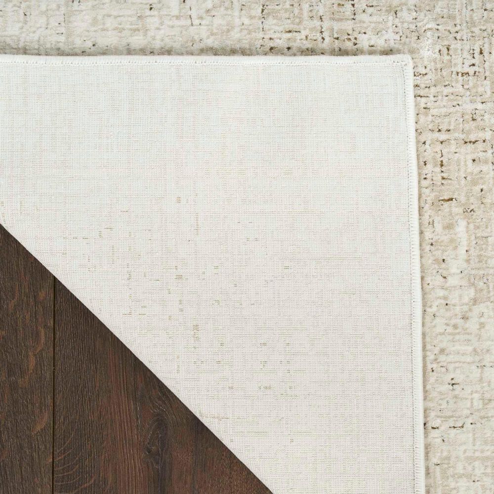 Nourison Grand Street GRN03 Ivory and Beige 2&#39;2&quot; x 10&#39; Runner, , large