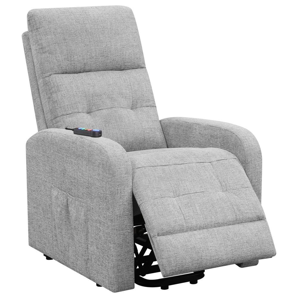Pacific Landing Howie Power Lift Recliner in Grey | Shop NFM